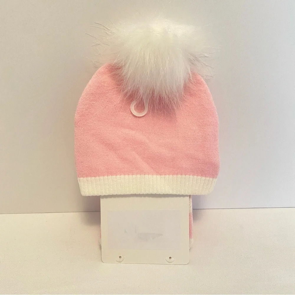 NYGB Baby Girl 1st Valentine's Day Hat & Sock Booties Size 0-6 Months NWT